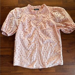 Pretty Garden‎ women's lantern sleeve vneck top